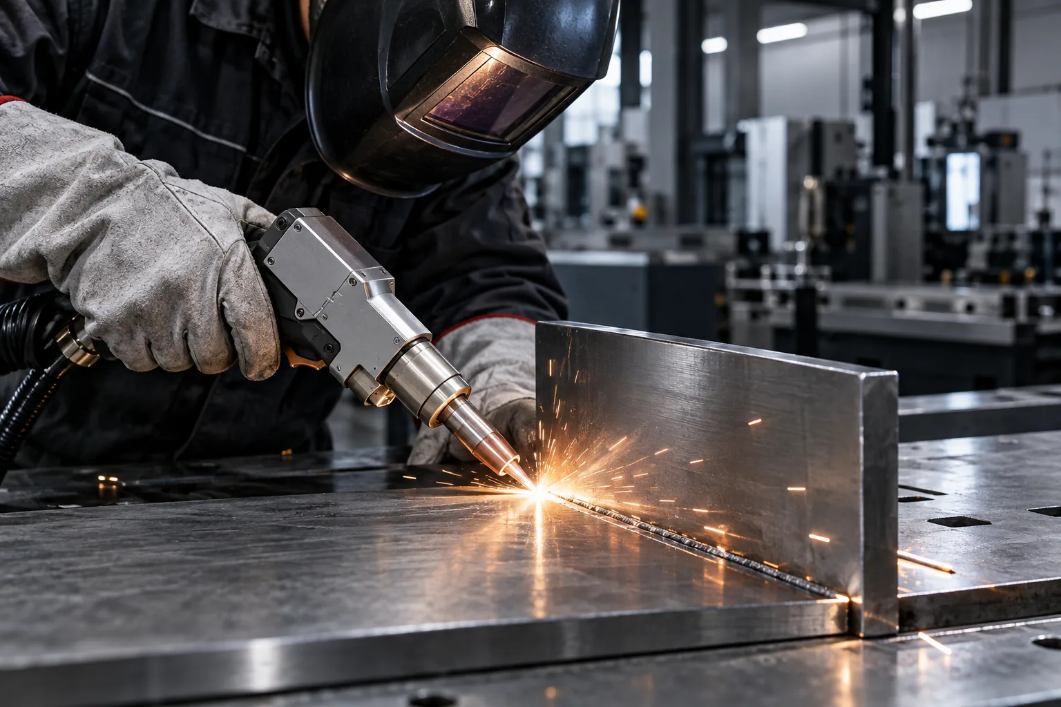 Proceso de soldadura con chispas