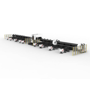 Smart TS Series Cortadora de tubos láser de fibra de cuatro mandriles para trabajo pesado de 6kW y 12kW