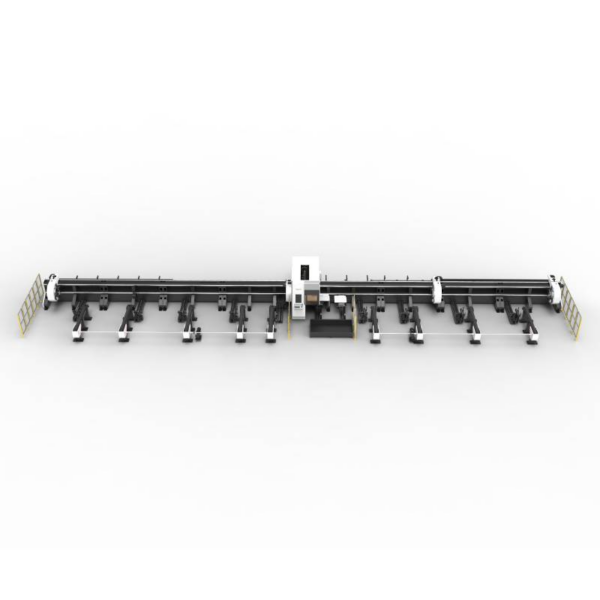 Smart TS Series Cortadora de tubos láser de fibra de cuatro mandriles para trabajo pesado de 6kW y 12kW - Imagen 2
